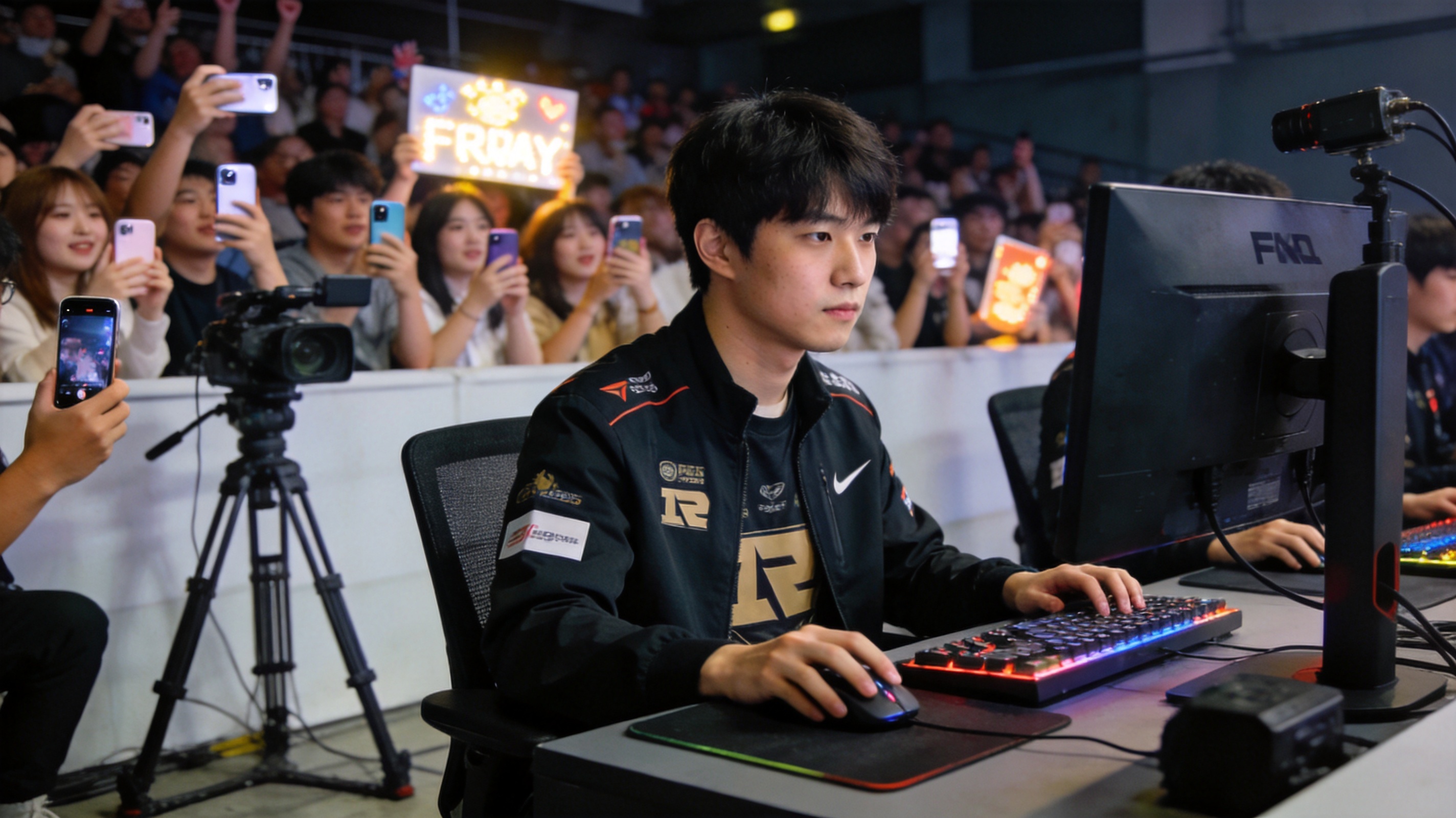 Faker英雄联盟比赛画面
